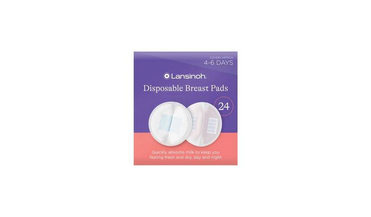 Lansinoh Pack of 24 Ultra Thin Stay Dry Nursing Breast Pads