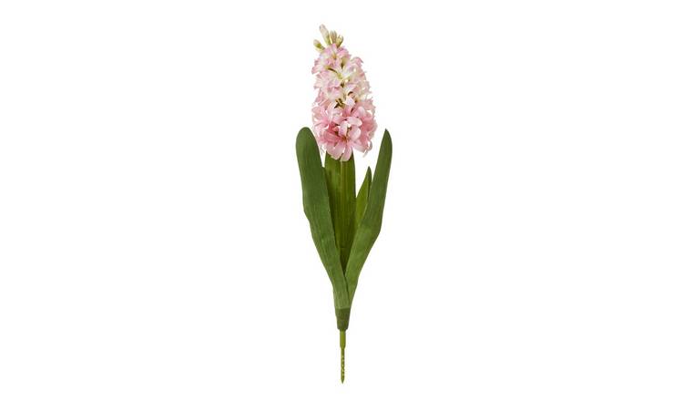 Hill Interiors Hyacinth Stem Artificial Plant - Pink