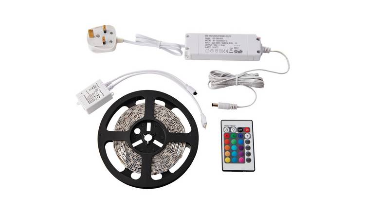 Loops Direct LED 24W RGB Tape Light Kit - White