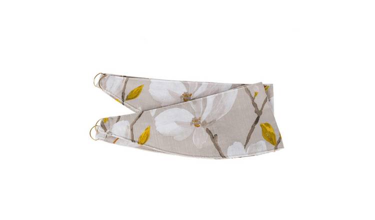 Homescapes Pack of 2 Anita Floral Tie Backs – Yellow