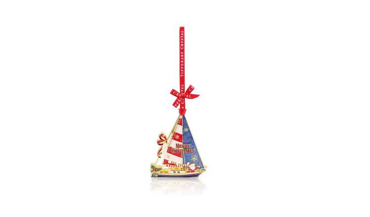 Tipperary Metal Sparkle Sailboat Hanging Decoration