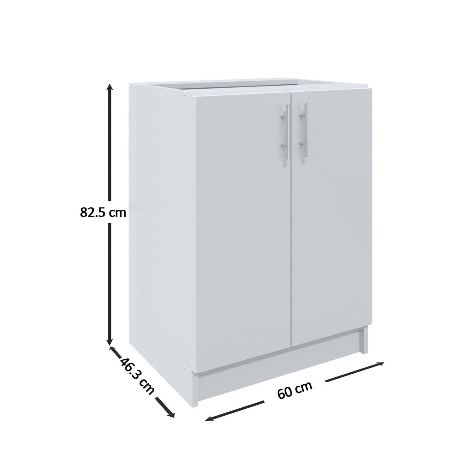 JD Greta 600mm Base Cabinet with 2 Doors - Sage Green Matt - Image 8