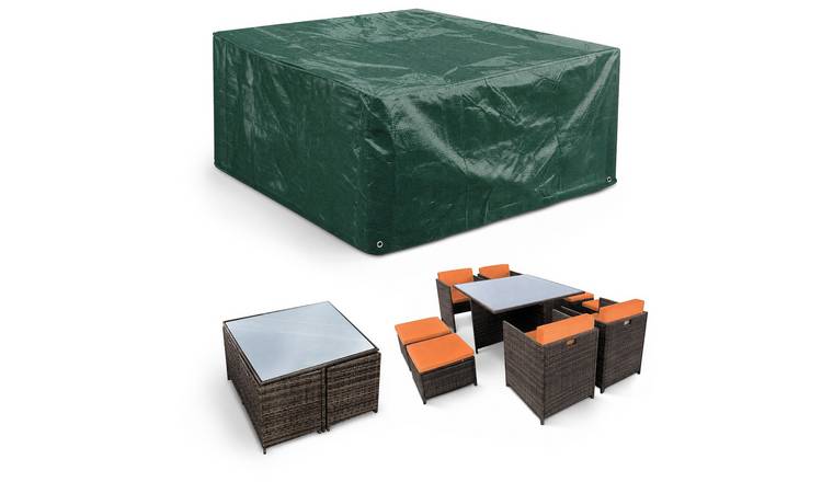 Keplin Square Garden Furniture Cover with Drawcord - 125 x 125 x 71cm
