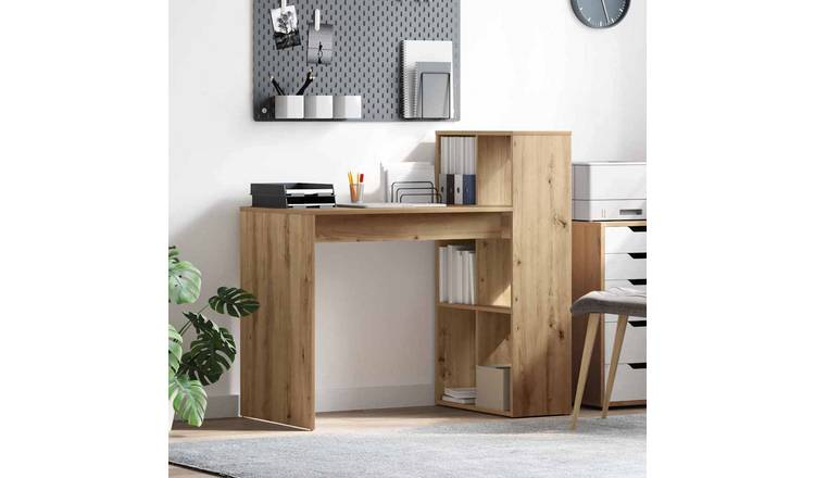 Walplus Engineered Wood Desk - Oak - 108 x 55 x 103.5 cm