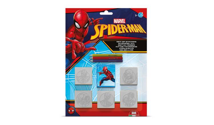 Spider-Man Blister Pack 5 Stamps – Kids Craft & Stationery Set