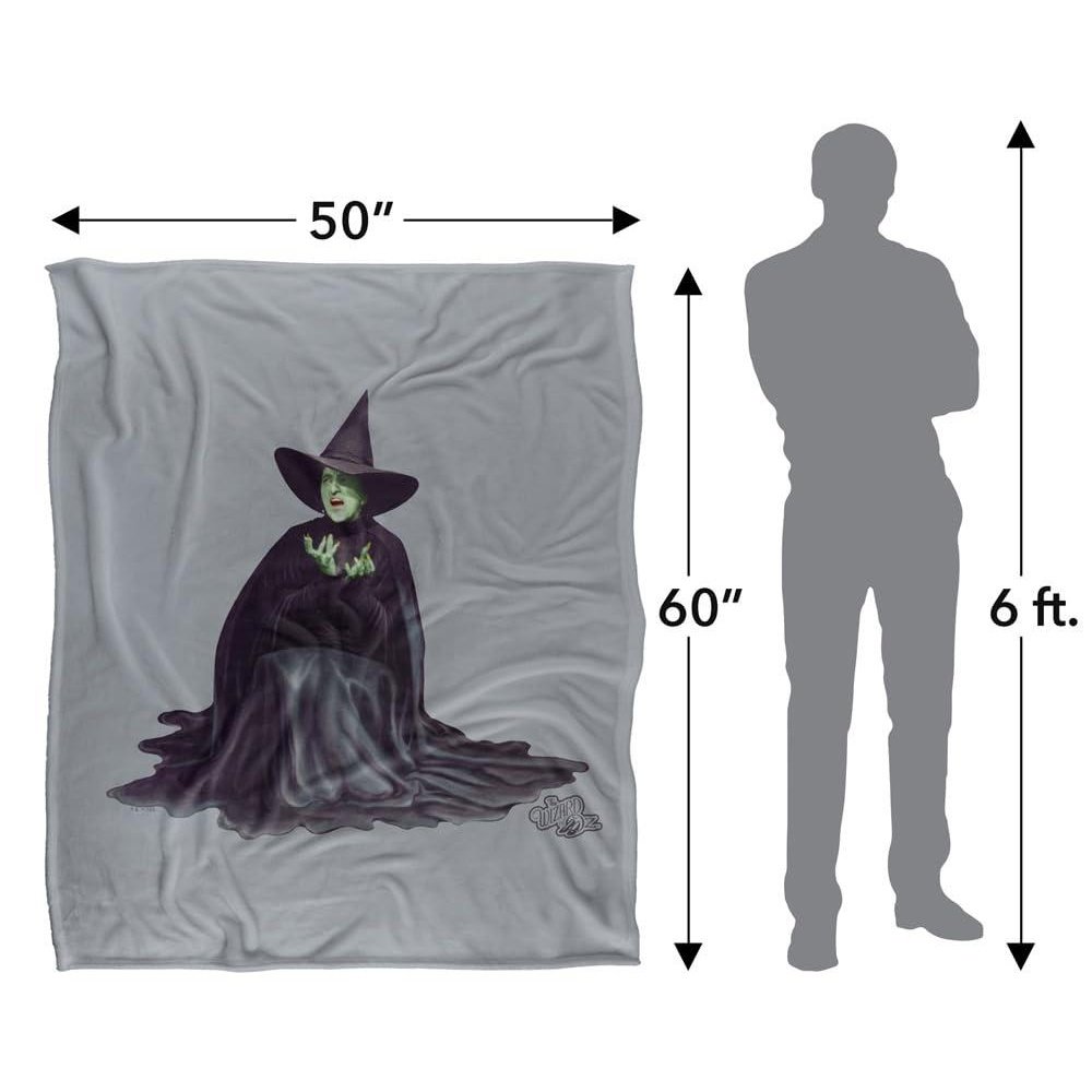 The Wizard Of Oz Wicked Witch Melting Soft Touch Blanket - 152cm x 127cm - Image 4