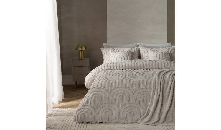 OHS Stone Tufted Arches Bedding Set Duvet Cover Set - Double