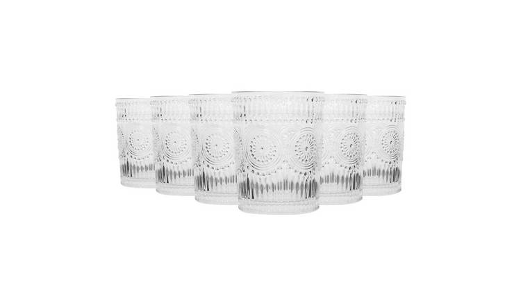 Argon Tableware Amore Glass Tumblers - 300ml - Pack of 6