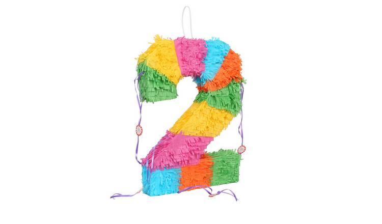 Fax Potato Number 2 Cardboard Pinata - Multi