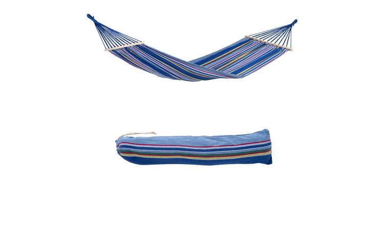 Amazonas Tonga Single Cotton Spreader Bar Hammock – Ocean