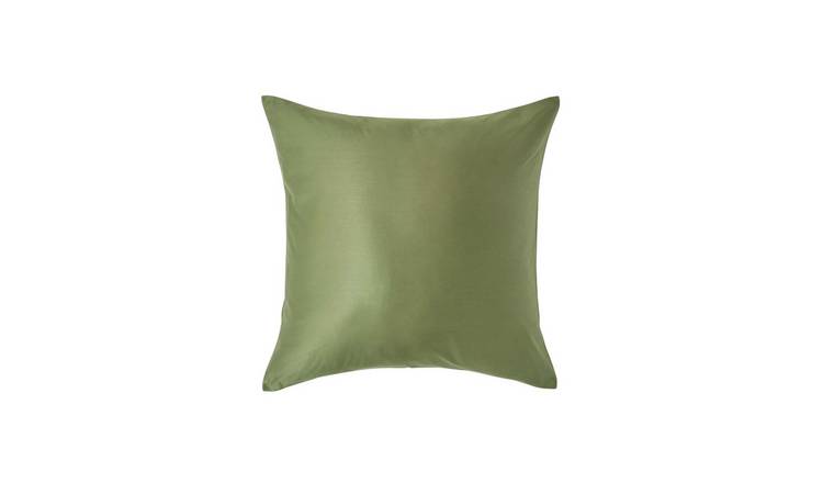 Homescapes Organic Egyptian Cotton Pillowcase - 40 x 40 cm - Moss Green