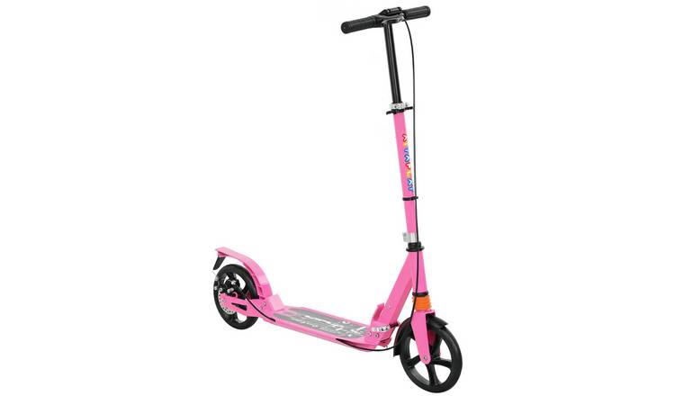 AIYAPLAY 6 to 12 Years Foldable 4 Level Adjustable Kids Scooter – Pink
