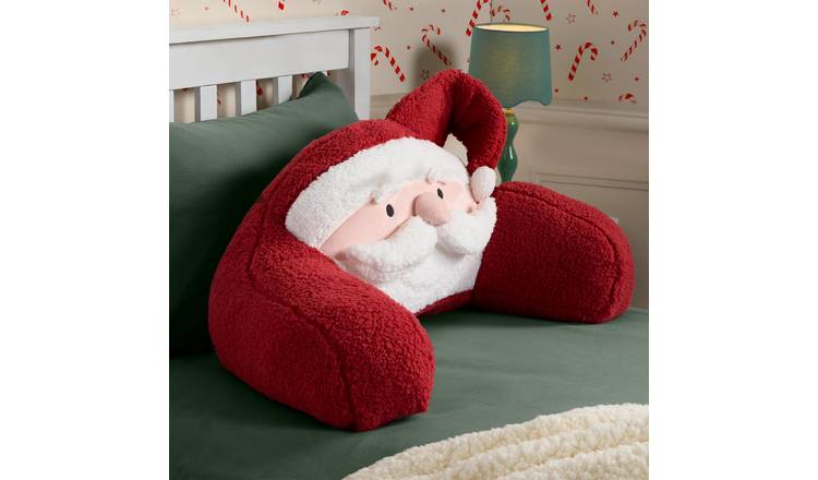 OHS Santa Character Cuddle Cushion - Red