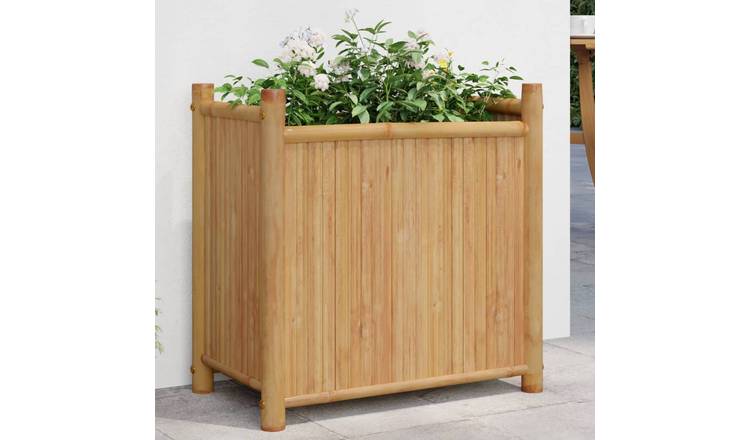 Walplus Bamboo Garden Planter - 50 x 30 x 50 cm