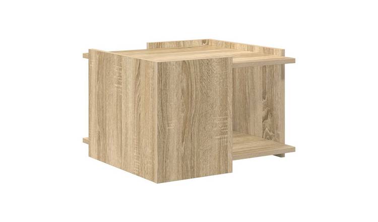 Walplus Engineered Wood Coffee Table - Sonoma Oak - 50.5 x 50 x 33 cm