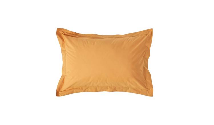 Homescapes Egyptian Cotton Oxford Pillowcase - Mustard