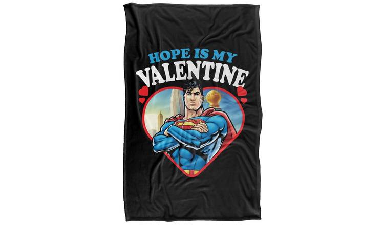Superman Hope Is My Valentine Blanket - 152cm x 127cm
