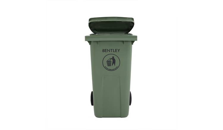 Charles Bentley 240 Litre Weatherproof and Durable Wheelie Bin - Green