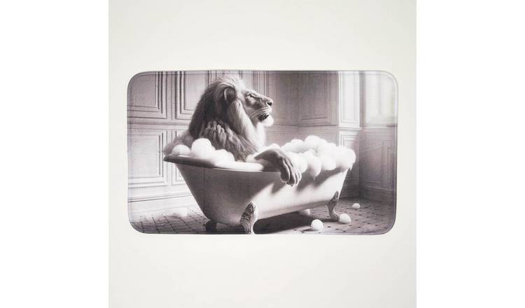 Homescapes Soft Lion Bath Mat - 45 x 75cm
