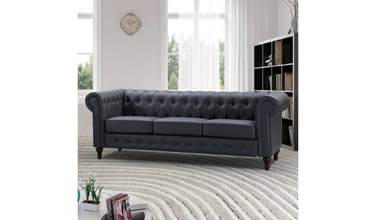 Artemis Home Richland 3 Seat Sofa - Grey