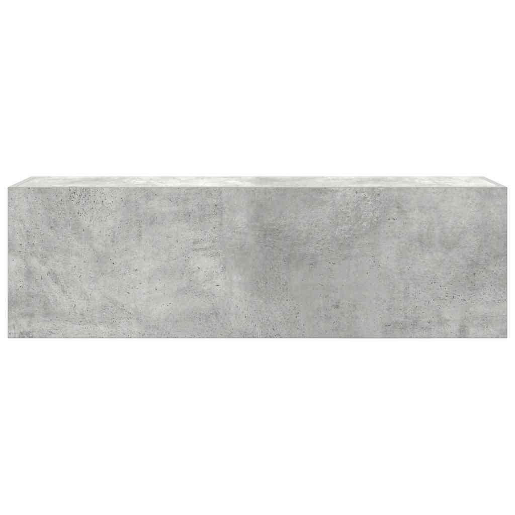 Walplus Engineered Wood Bathroom Wall Cabinet - Concrete Grey - 100 x 25 x 30 cm - Image 5