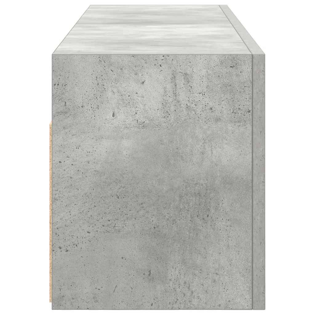 Walplus Engineered Wood Bathroom Wall Cabinet - Concrete Grey - 100 x 25 x 30 cm - Image 7