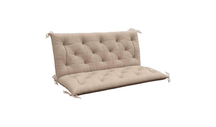Outsunny Fire Retardant Polyester Bench Cushion - Khaki