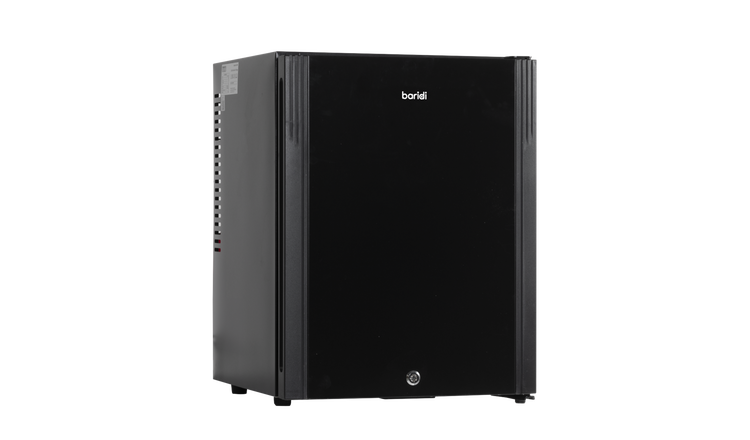 Baridi 35L Thermoelectric Lockable Mini Drinks Fridge - Black