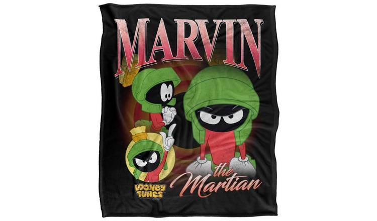Looney Tunes Marvin The Martian Bootleg Blanket - 152cm x 127cm