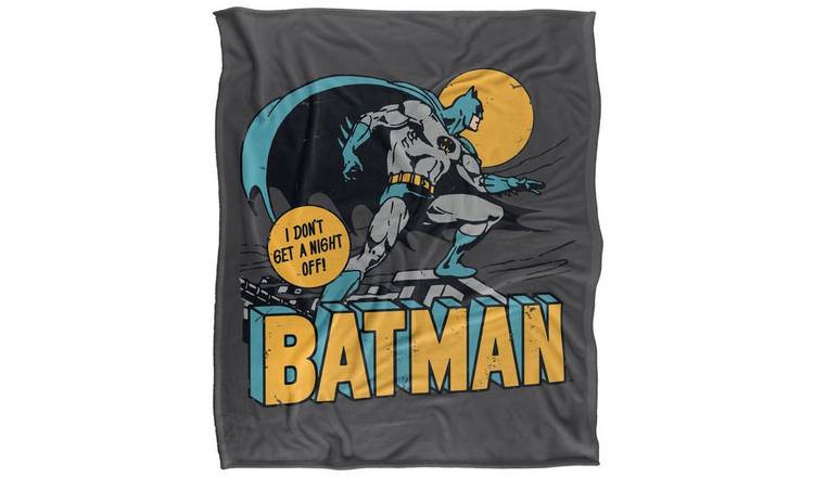 Batman Night Owl Soft Touch Blanket - 147cm x 91cm