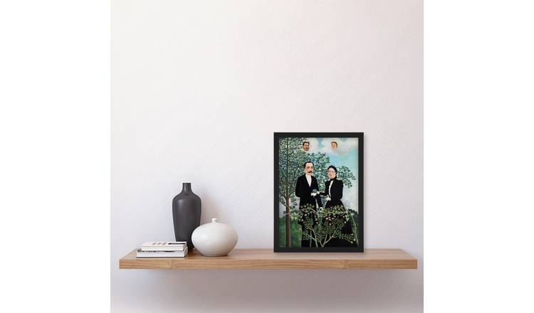 Henri Rousseau Past And Present Philosophical Thought Framed Art Print - A4