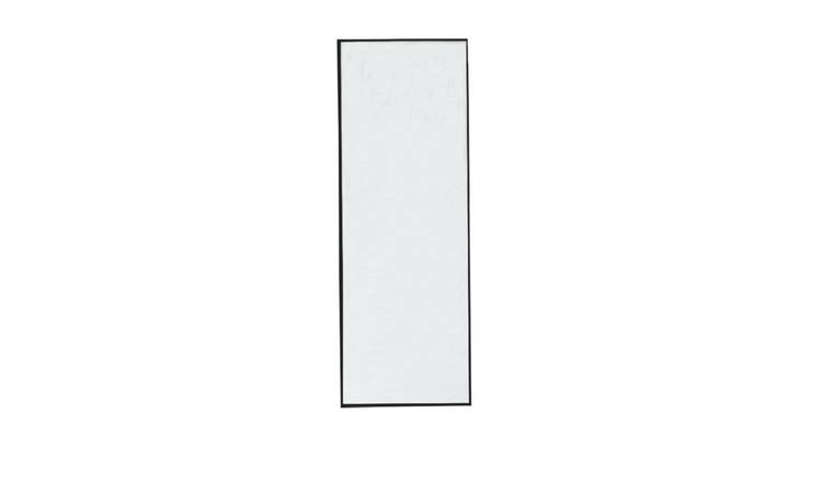 Living and Home Over the Door Full Length Mirror - Black