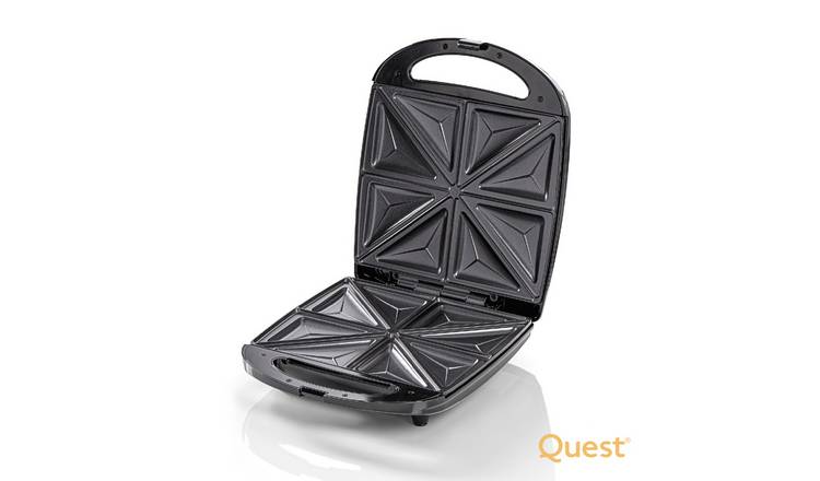 Quest 4-Slice Toastie Maker With Non-Stick - Black