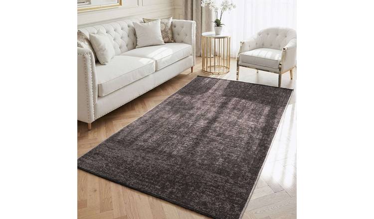 Hanse Home Brown Brilliance Prisma Modern Velour Rug - 120 x 170cm