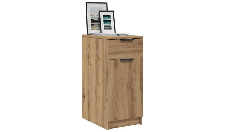Walplus Engineered Wood Cabinet - Oak - 33 x 50 x 75 cm