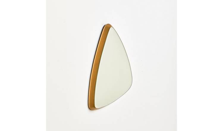 Orsina Torino Small Triangular Wall Mirror - Gold
