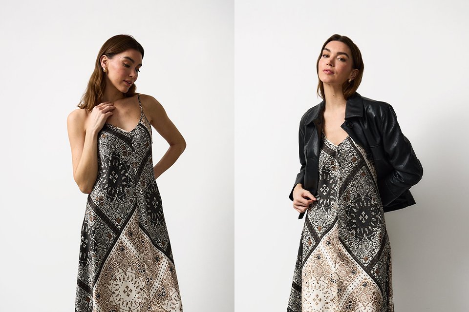 Group dressed in festive party outfits including sequins, velvet and metallic styles – Christmas fashion inspiration from Tu Clothing.