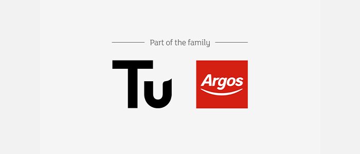 You New Tu and Argos account Tu clothing