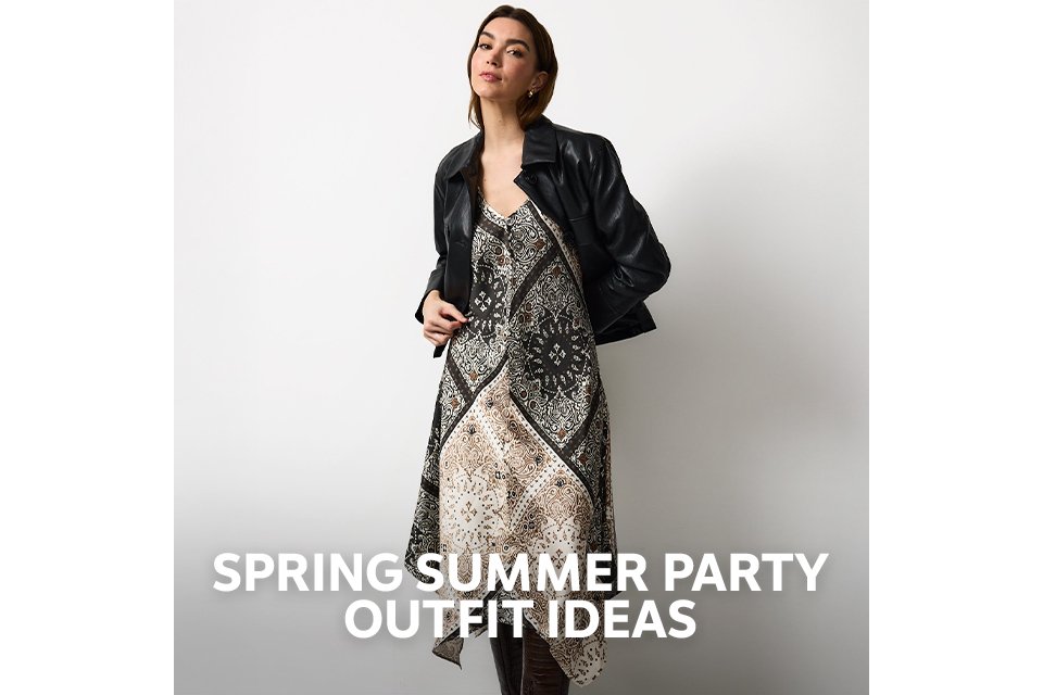 Spring summer party outfit ideas.