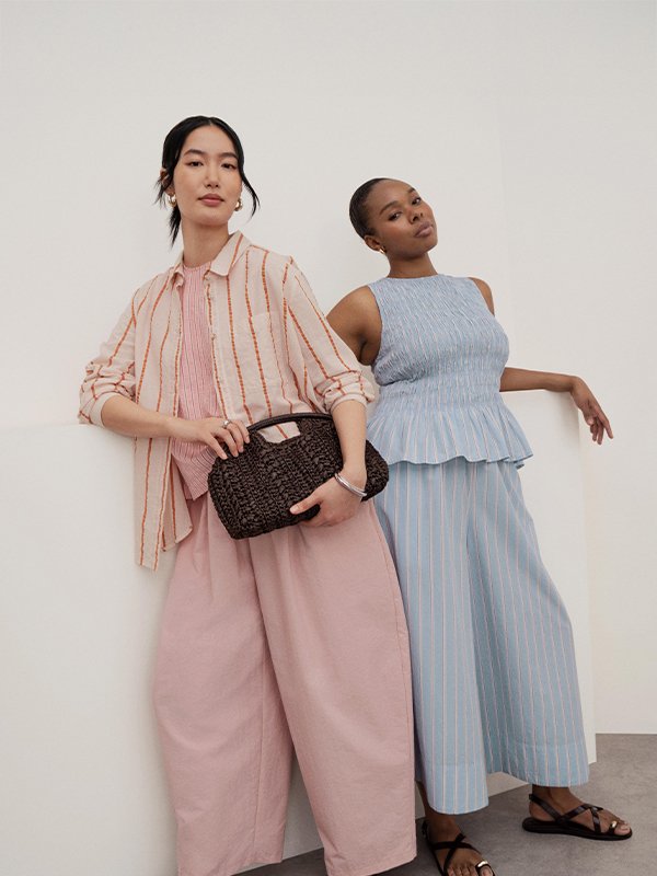 Soft utility. From pastel palettes to striped prints and utilitarian layers, get ready to refresh your Spring wardrobe at Tu.