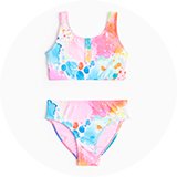 Girls' swimwear.