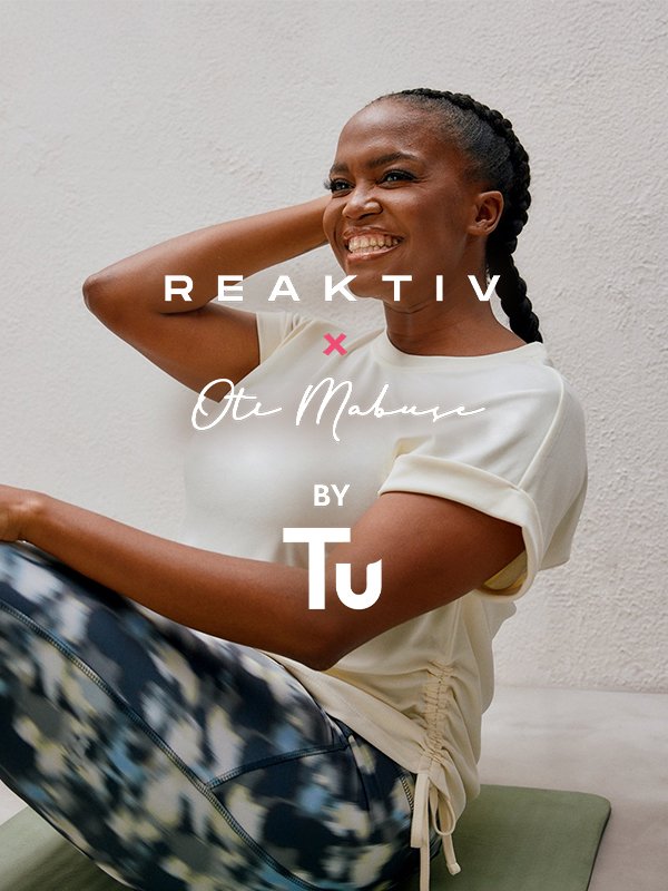 Step into the season. Refresh your routine with Reaktiv x Oti Mabuse. Stylish, shaping designs and standout prints, ready for gym sessions and brighter days ahead.