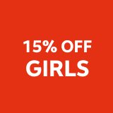 15% off girls.
