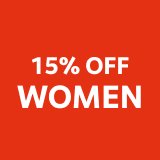 15% off women.