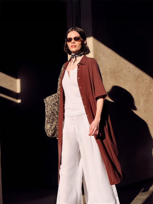 Lean into linen. Slip into pure elegance this Spring with our minimalist linen.