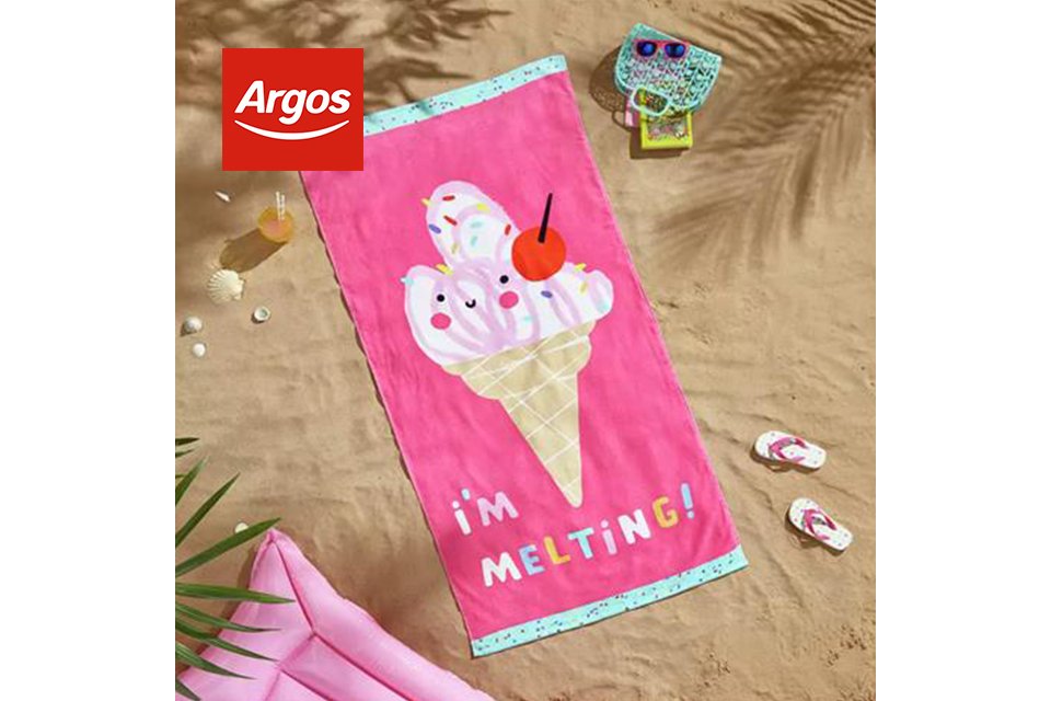 Shop beach towels at Argos.