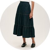 Midi skirts.
