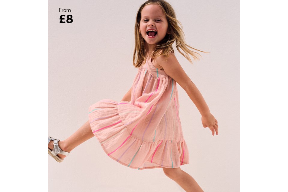 From £8. Dresses.