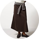 Maxi skirts.