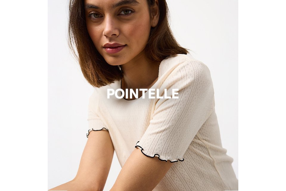 Cream pointelle knit short sleeve pyjama top – soft textured women’s sleepwear.